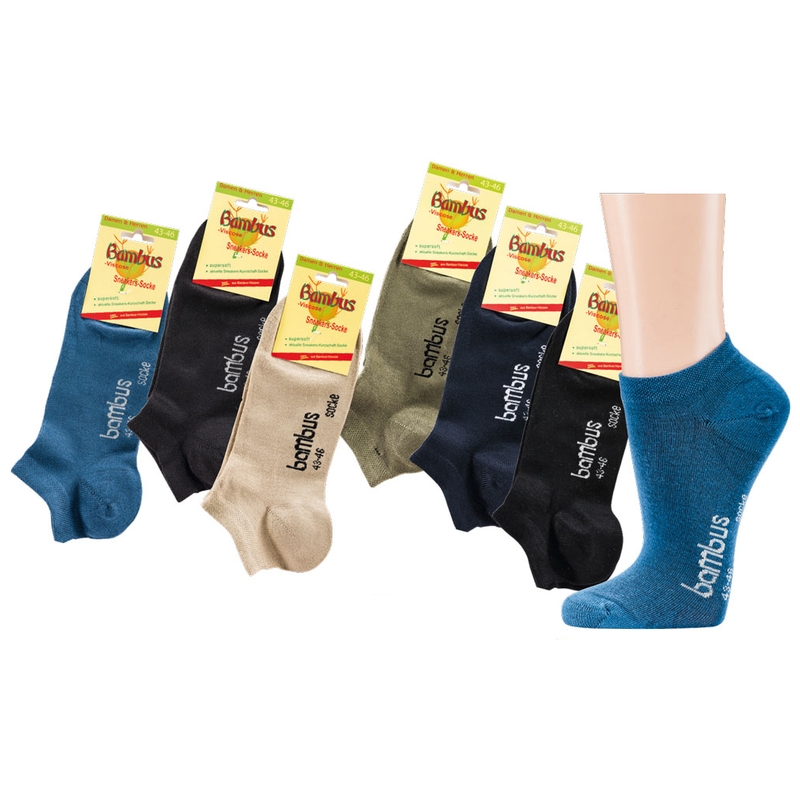 SOCKS 4 FUN 2167, 2169 nízké bambusové ponožky (1 pár)